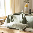 Tablecloth Nuances Green 59"x59" 50% cotton - 50 % linen, , hi-res image number 2