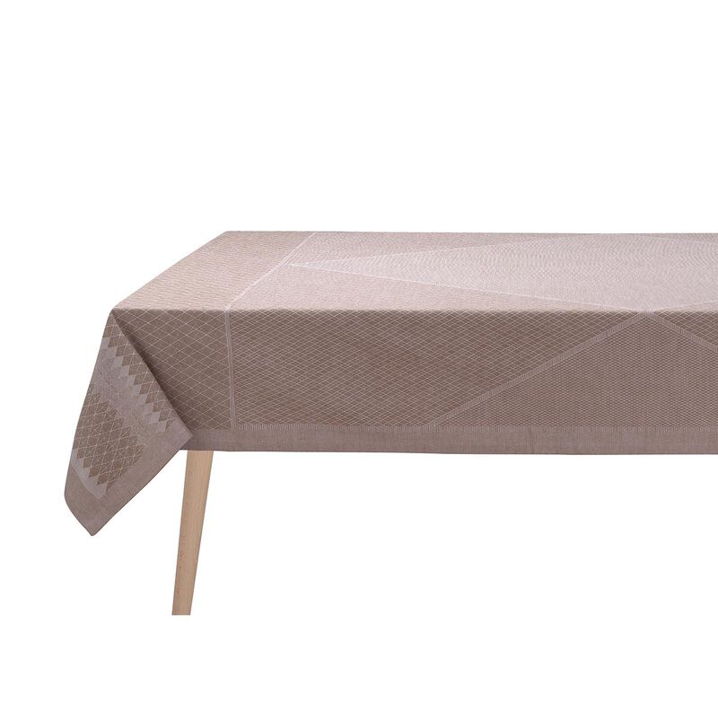 Tablecloth Club Beige 150x150 89% cotton / 11% linen, , hi-res image number 0