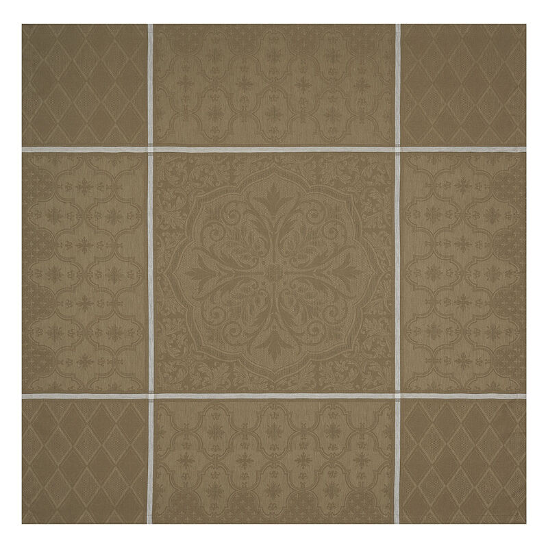 Small square Armoiries Brown 120x120 100% linen, , hi-res image number 2