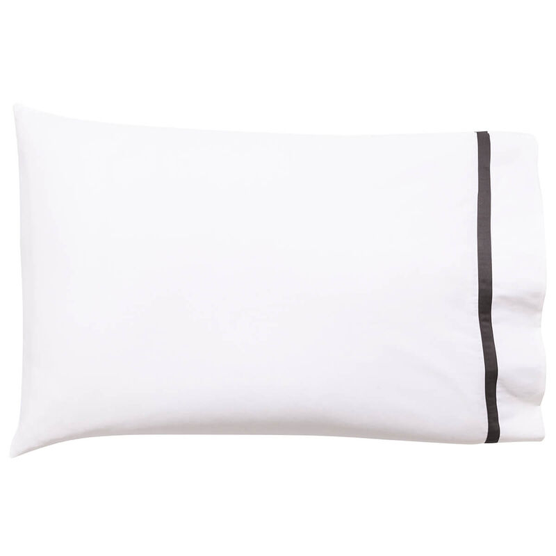 2 Taies américaines  Apparat Fusain 56X84 100% coton, , hi-res