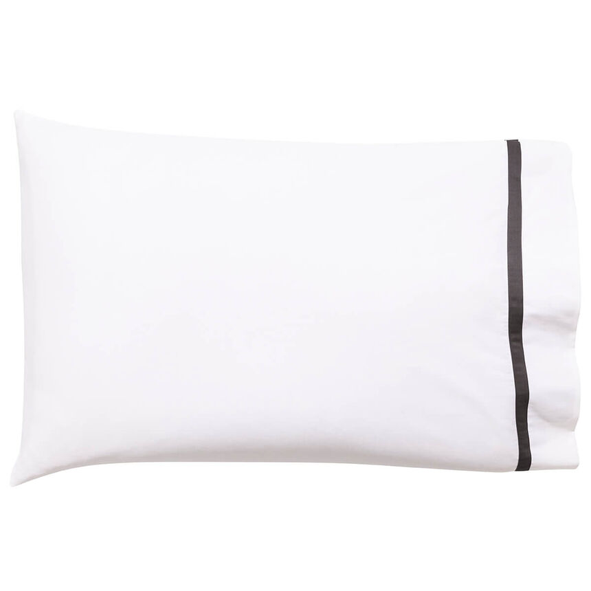 2 Taies am&eacute;ricaines  Apparat Fusain 56X84 100% coton, , hi-res image number 0