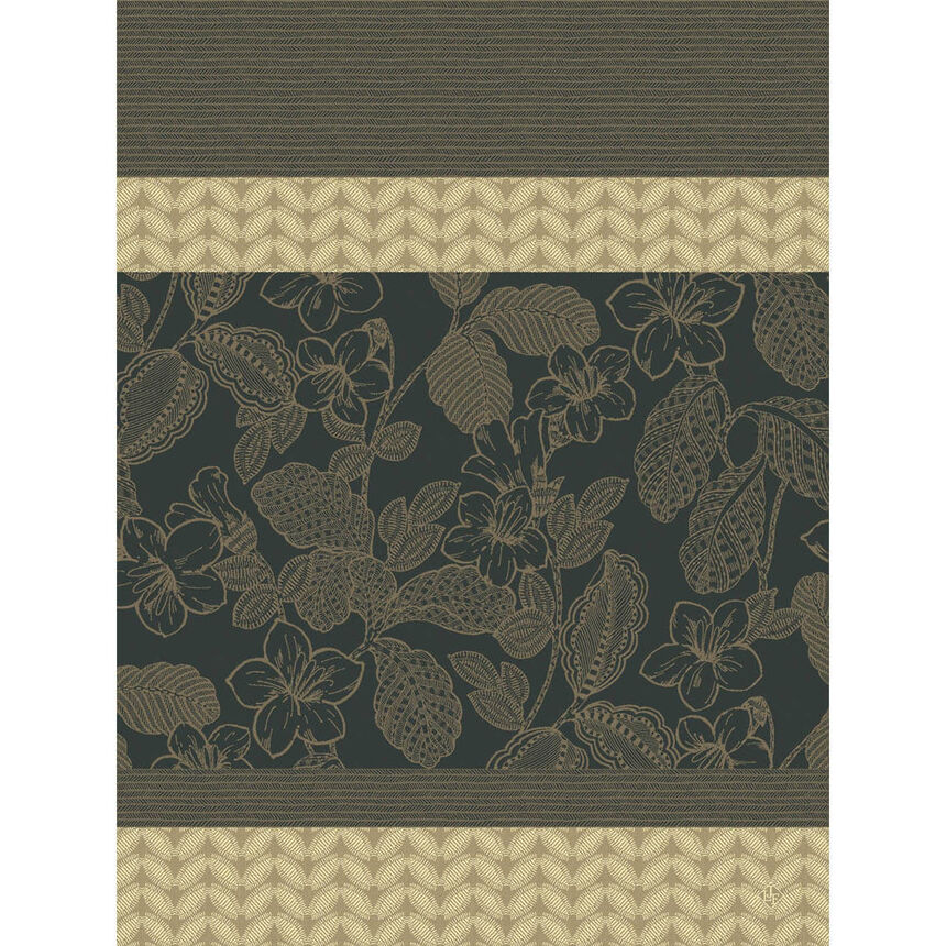 Tea towel Sulawesi Green 60x80 100% cotton, , hi-res image number 0