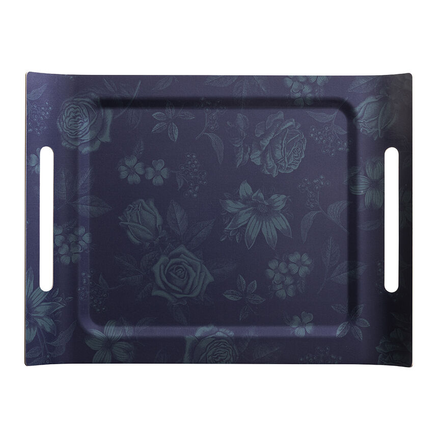 Tray Romance Green 23"x17" 100% Wood, , hi-res image number 0