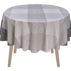 Coated tablecloth Fleurs de Kyoto Mist 69"x69" 100% cotton, , hi-res image number 2