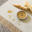Coated tablecloth Provence Beige 59"x59" 100% cotton, , hi-res image number 1