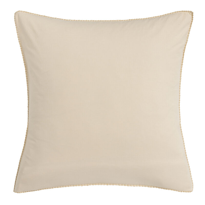 Taie décorative  Eclat Amande 66X66 100% coton, , hi-res