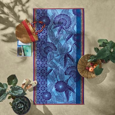 Beach towel Orinoco Blue