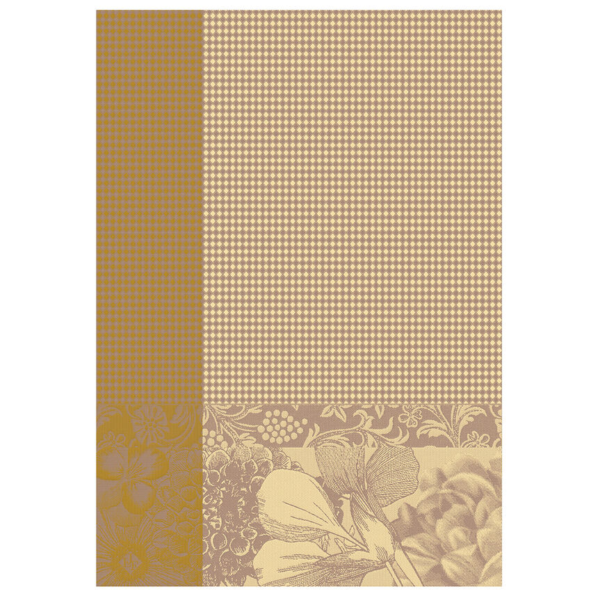 Essuie-mains Fleurs &agrave; croquer Capucine 54x38 100% coton, , hi-res image number 0