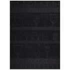 Crystal towel Cristal Dark grey 24"x31" 100% linen, , hi-res image number 1