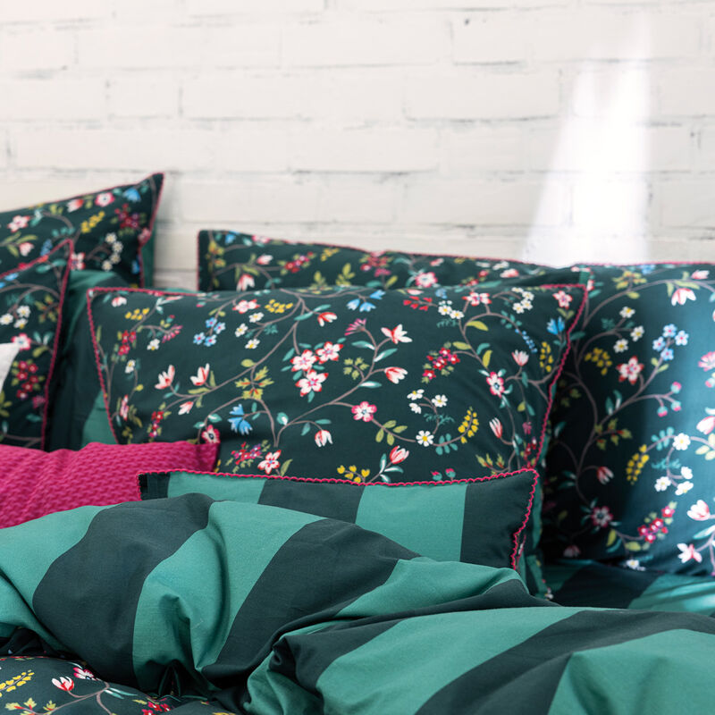 Pillowcase Vagabonde Green 16"x31" 100% cotton, , hi-res image number 6