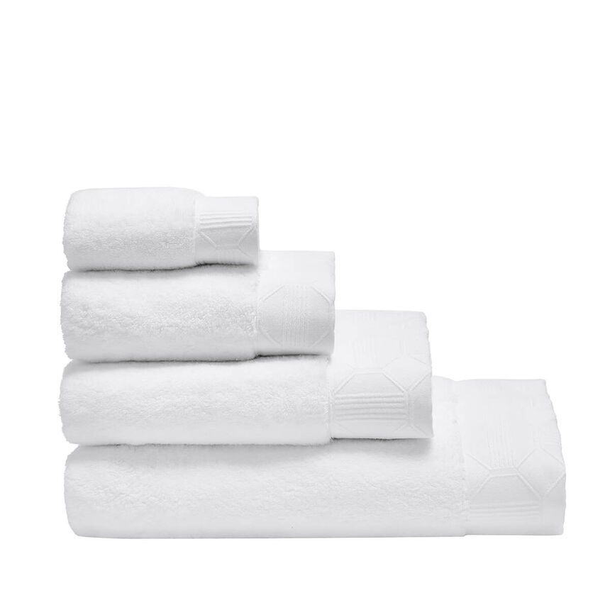 Hand towel Palacio White 20"x39" 100% cotton, , hi-res image number 2