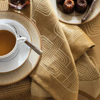 Napkin H&ocirc;tel particulier Brown 22"x22" 100% linen, , hi-res image number 0
