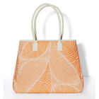 Shoulder bag Palme Orange  100% cotton, acrylic coating. Garnish: Cattle leather, , hi-res image number 1
