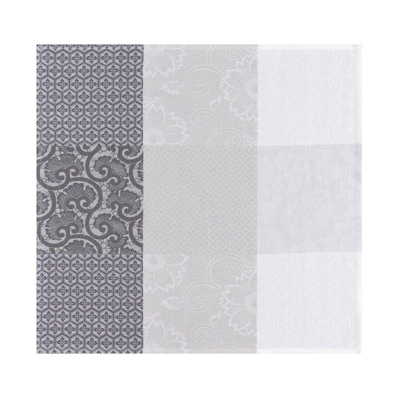 Serviette de table Fleurs de Kyoto Brume 58x58 100% coton, , hi-res image number 0