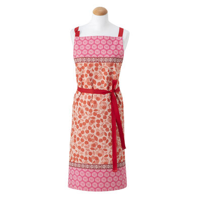 Apron Cerises Cotton,  Apron Cerises Cotton