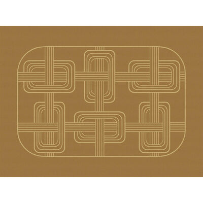 Placemat H&ocirc;tel particulier Brown 50x36 100% linen