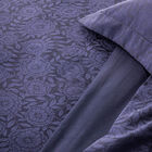 Duvet cover Flora Dark blue 88"X92"Queen 100% cotton, , hi-res image number 2