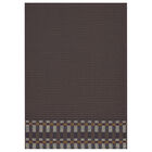 Hand towel Origin Rythme Brown 21"x15" 100% cotton, , hi-res image number 1