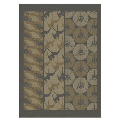 Tea towel Yukata Beige 24"x31" 100% cotton,  Tea towel Yukata Beige 24"x31" 100% cotton
