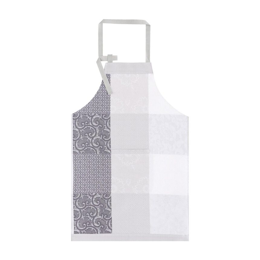 Apron Fleurs de Kyoto Mist 35"x38" 100% cotton, , hi-res image number 0