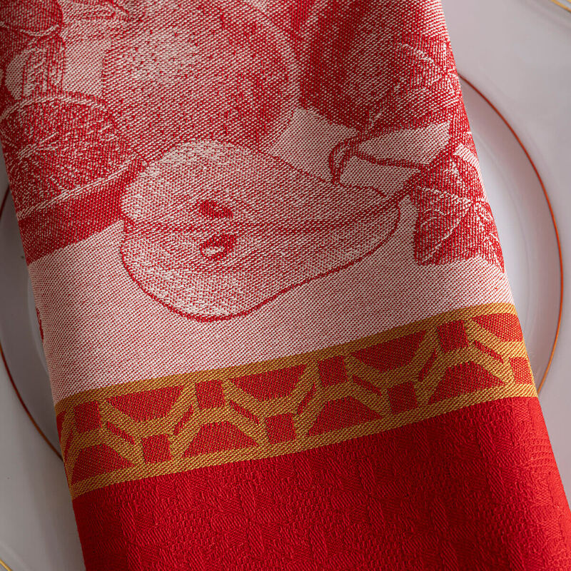 Napkin Festin Red 22"x22" 100% cotton, , hi-res image number 0
