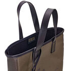 Hand-carried bag Perchoir Marron  100% cotton, acrylic coating. Garnish: Cattle leather, , hi-res image number 4