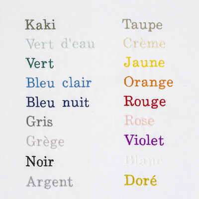 Placemat Portofino Géo White 50x36 100% linen