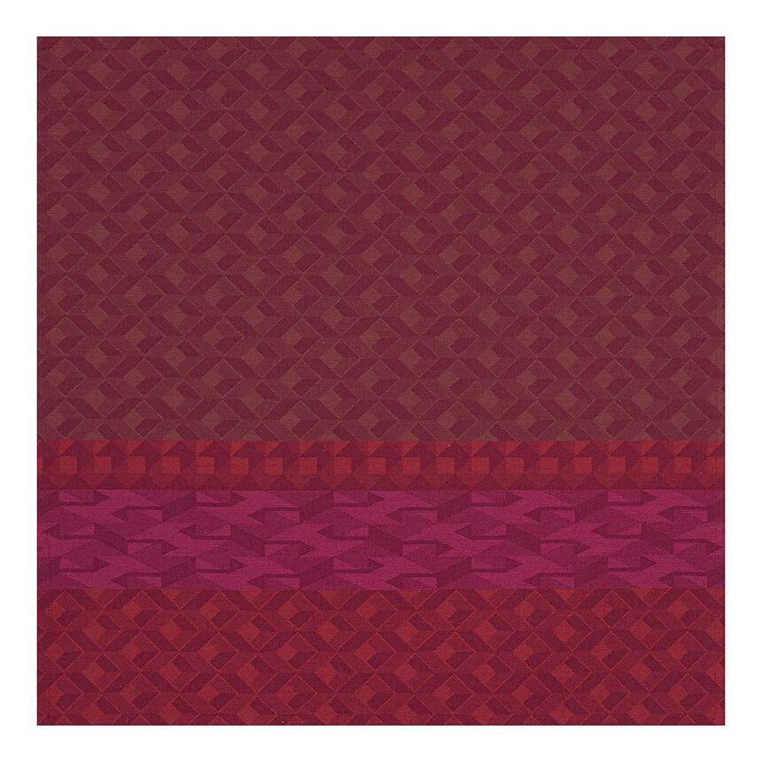 Napkin Caract&egrave;re Red 58x58 100% cotton, , hi-res image number 1