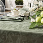 Tablecloth Tivoli Green 69"x69" 100% linen, , hi-res image number 4