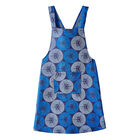 Apron Yukata Blue 32"x53" 100% cotton, , hi-res image number 1