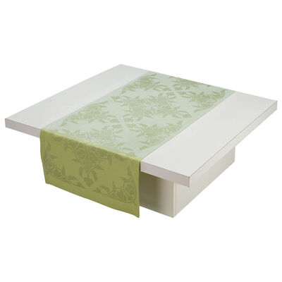 Runner Syracuse Green 20"x59" 100% cotton