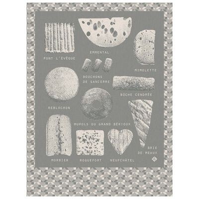 Tea towel Fromages Cotton
