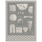Tea towel Fromages Grey 24"x31" 100% cotton, , hi-res image number 1