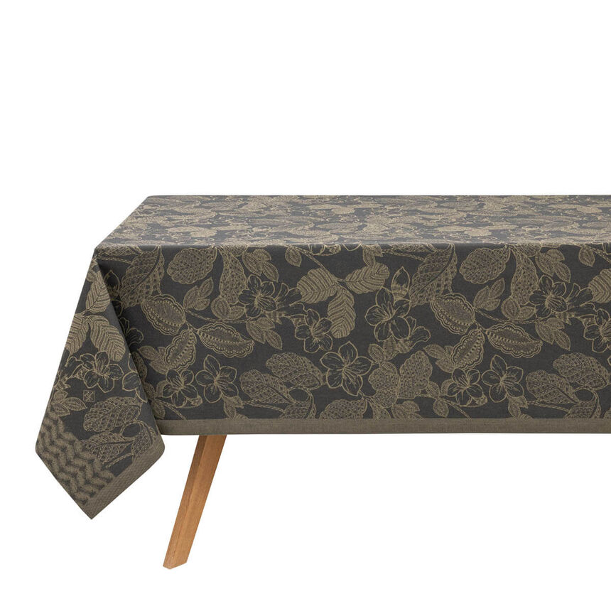 Tablecloth Sulawesi Green 59"x59" 100% cotton, , hi-res image number 1