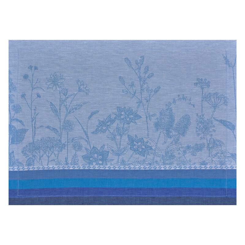 Placemat Instant Bucolique Blue 20"x14" 100% linen, , hi-res