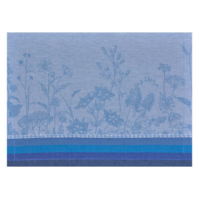 Placemat Instant Bucolique Blue 20"x14" 100% linen,  Placemat Instant Bucolique Blue 20"x14" 100% linen