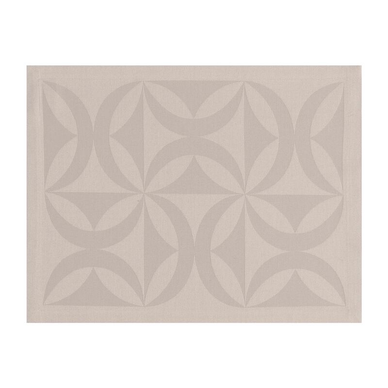 Placemat Ellipse Sea salt 47x36 100% cotton, , hi-res image number 0