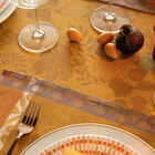 Tablecloth Manor lane Orange 69"x69" 100% cotton, , hi-res image number 2