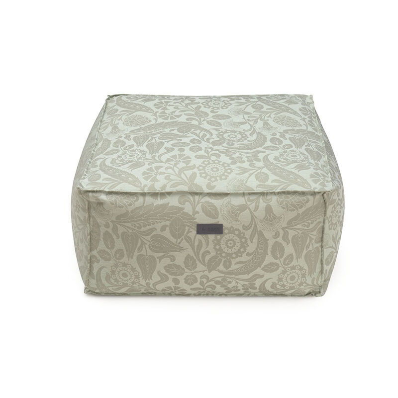 Pouf Voyage Iconique Green 60x60x30 100% cotton, , hi-res image number 0