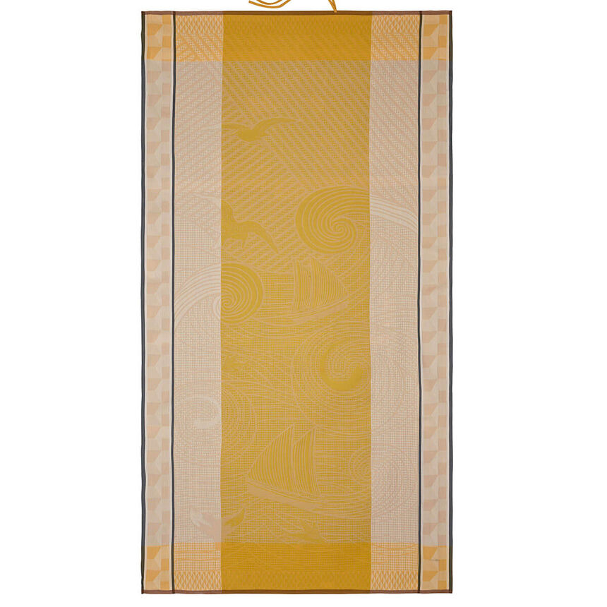 Beach towel Baignade &agrave; Socoa Cotton, , hi-res image number 4