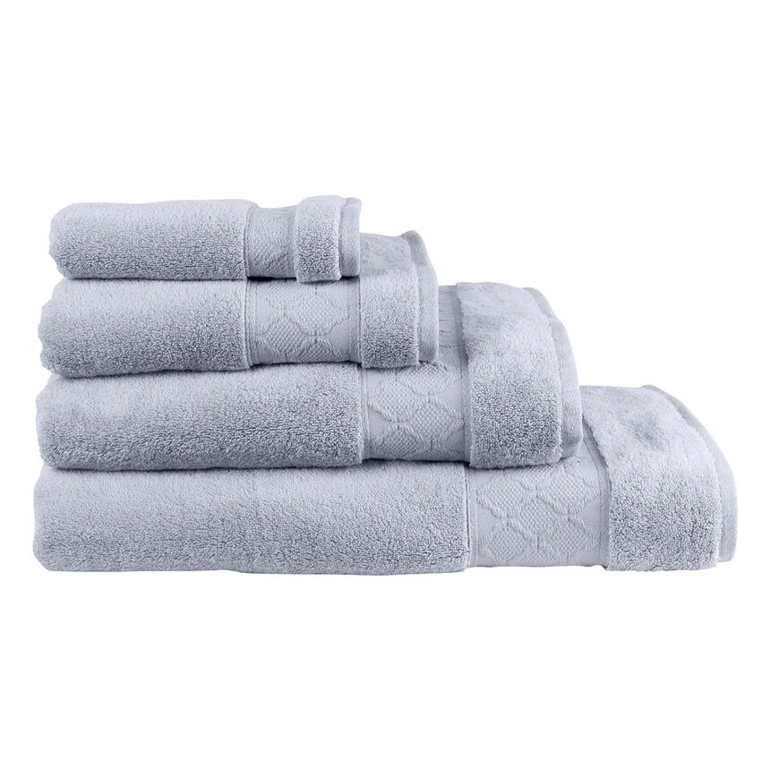 Guest towel Caresse Cloud grey 12"x20" 100% cotton, , hi-res image number 1