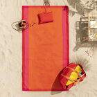 Beach towel Monoï Red 39"x79" 100% cotton, , hi-res image number 0