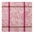 Napkin &Agrave; l'orangerie Pink 22"x22" 100% linen, , hi-res image number 1