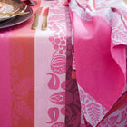 Tablecloth Mumbai Pink 59"x59" 100% cotton, , hi-res image number 2