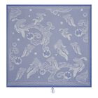 Beach towel Océanique Blue 78''x78'' 100% cotton, , hi-res image number 0