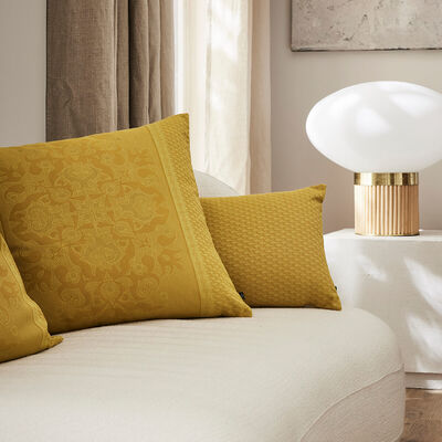 Cushion cover Palais Vénitien Yellow 12"x20" 100% cotton