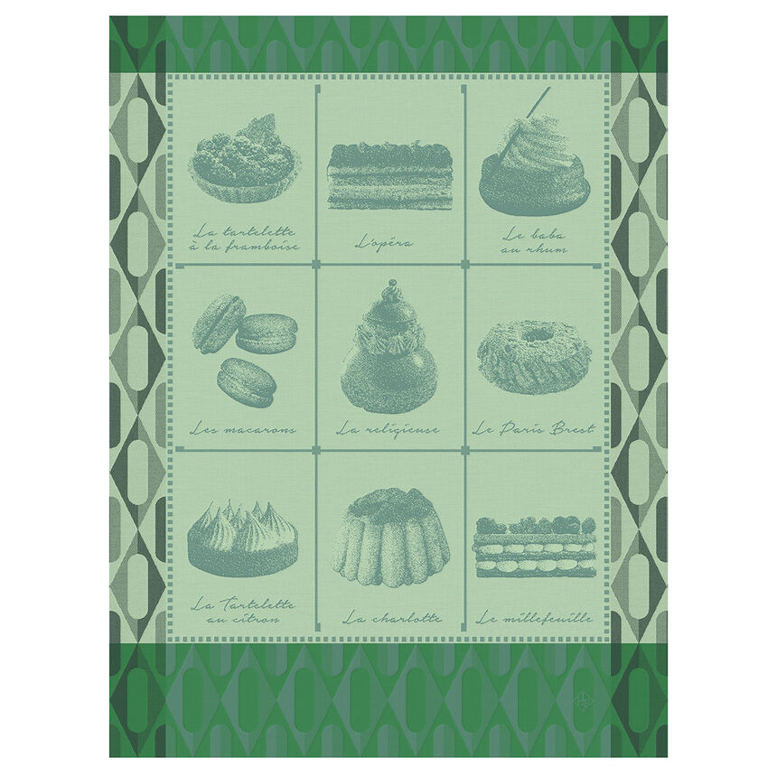 Tea towel P&acirc;tisseries Fran&ccedil;aises Cotton, , hi-res image number 2