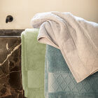 Guest towel Caresse Green 12"x20" 100% cotton, , hi-res image number 0