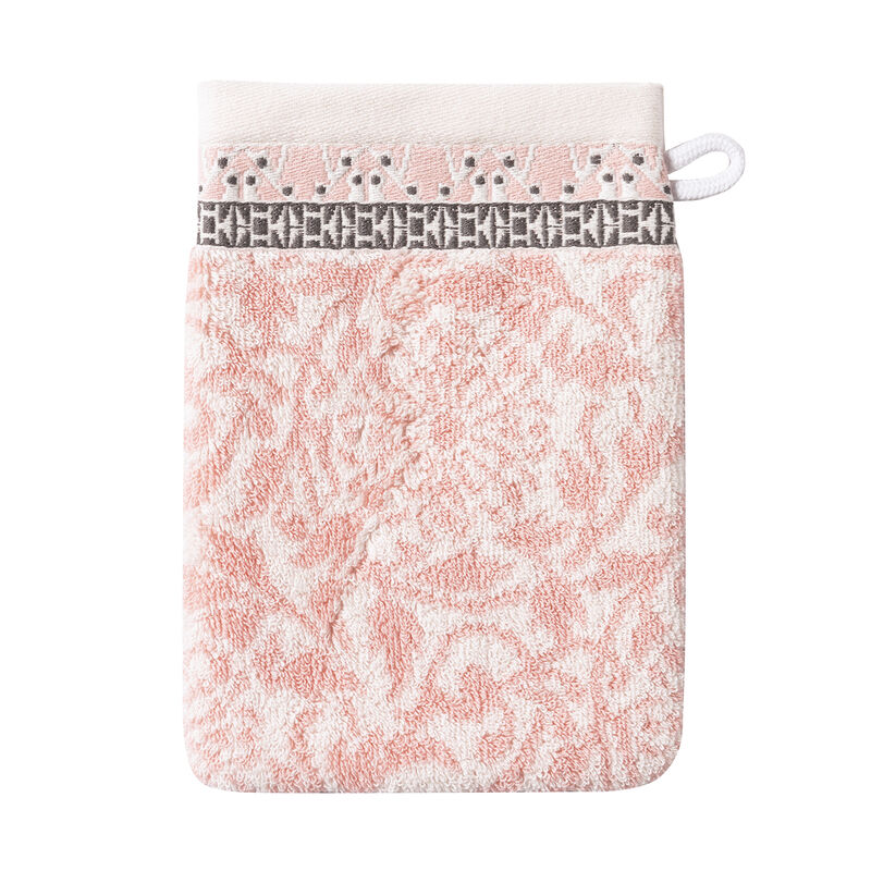 Wash mitt Charme Pink 6"x7" 100% cotton, , hi-res image number 0
