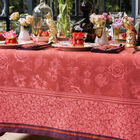 Tablecloth Romance Red 69"x69" 100% linen, , hi-res image number 2